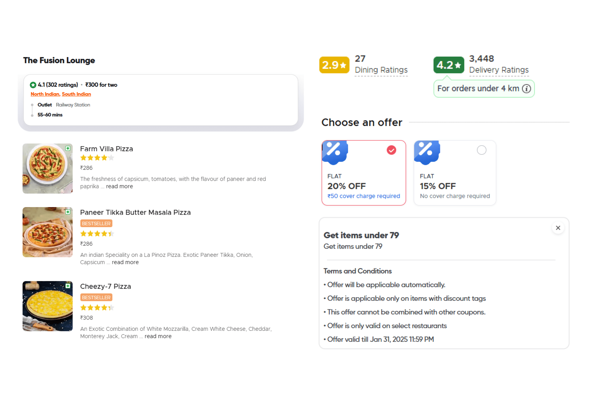 Restaurant Menu Analysis Services